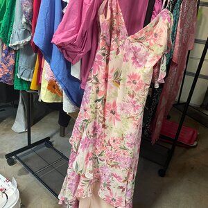 Lulus Maxi Floral Dress